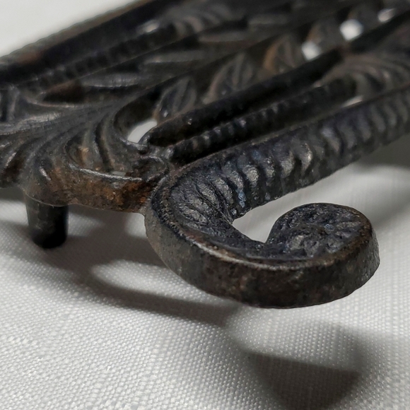 VTG Cast Iron Trivet Dalecraft Black Kitchen Utensil Primitive Old Time Decor - Picture 10 of 15